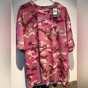 Under Armour Pink Camo Short Sleeve Tee